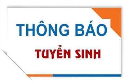 Thông báo tuyển sinh lớp 1 - Năm học 2024-2025